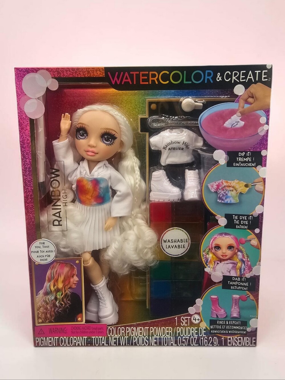 Rainbow High Color & Create New Theme Dolls- Purple Eyes